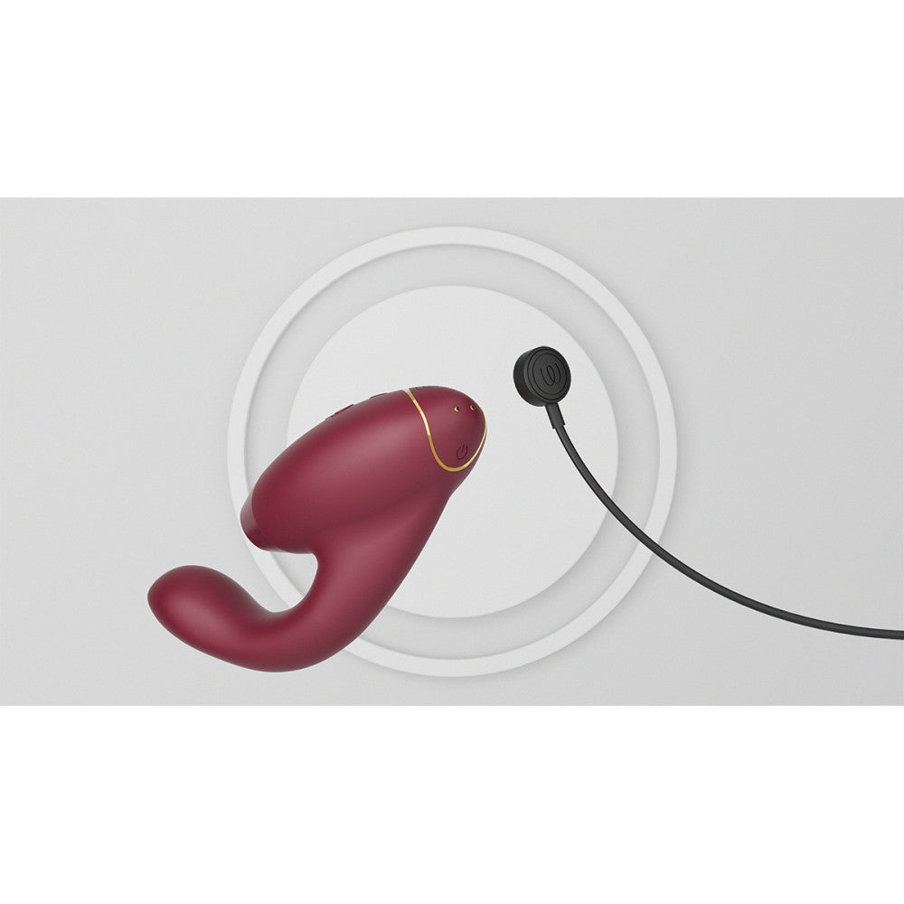 Womanizer Duo 2 Air Clitoral Stimulator G-Spot Vibrator Bordeaux